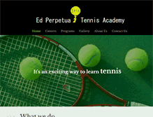 Tablet Screenshot of eptatennis.com